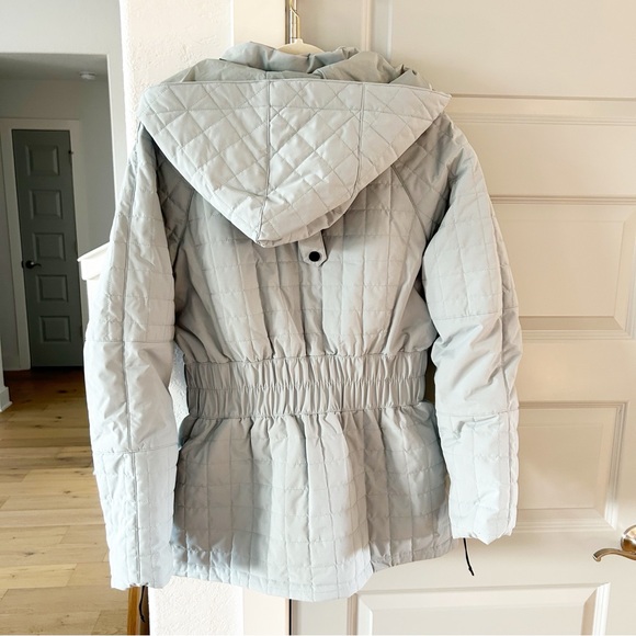New Free People All Prepped Ski Jacket Aqua Haze - Picture 3 of 7